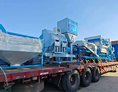 茂恒機械：復式精選機系列裝車發貨?。?！